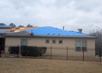 Project. Synthetic felt on, and replacing decking_